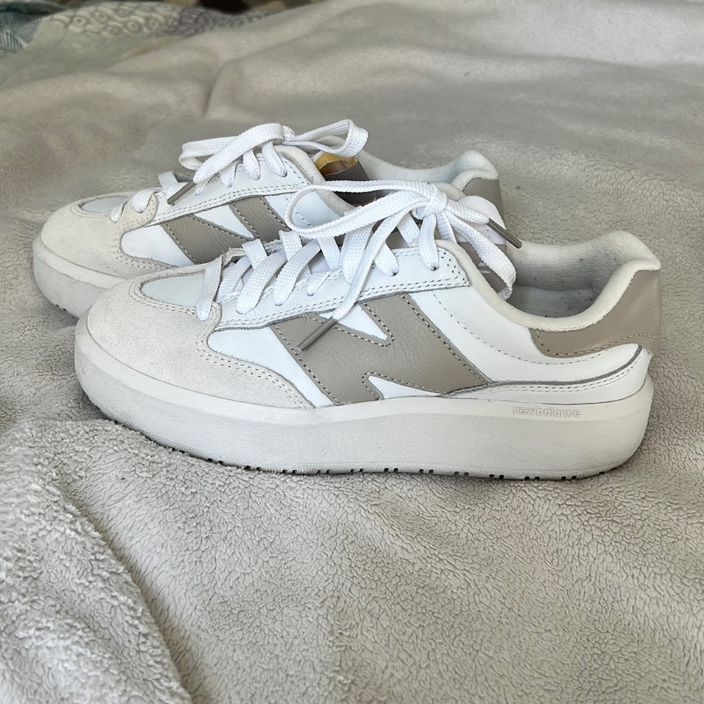 New Balance CT302 Tennis Sneaker in White/Rosewood
